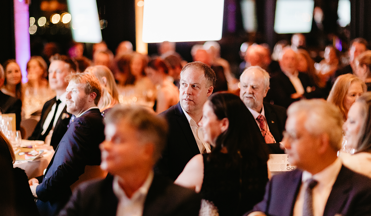 Guests at the 2023 Halliday Awards dinner.