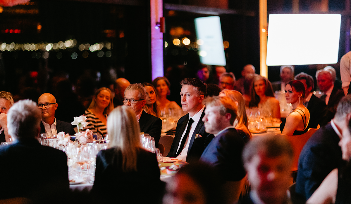 Guests at the 2023 Halliday Awards dinner.