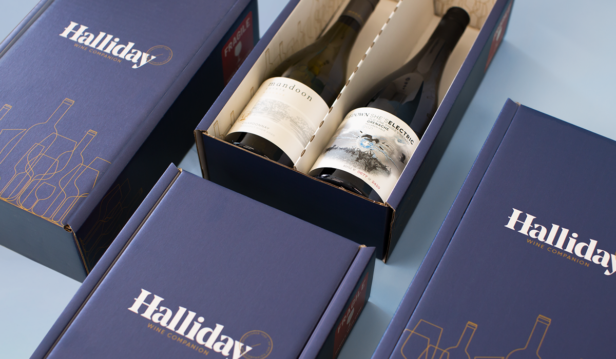 Halliday Wine Club boxes.