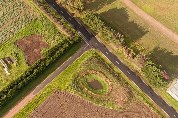 Geelong aerial shot - Geelong Wine Region