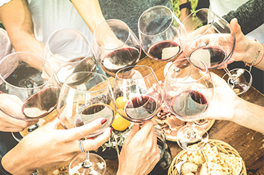 festive cheering tile