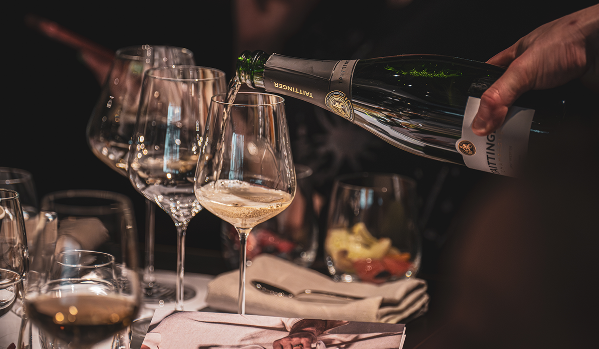 Plumm glasses on table