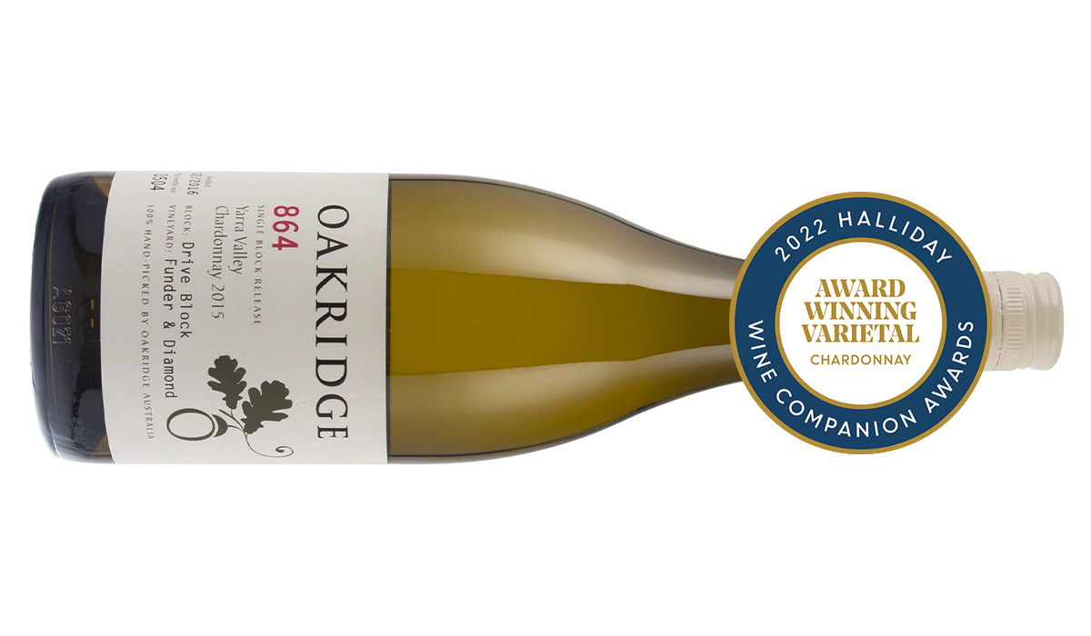 Oakridge 864 Drive Block Funder & Diamond Vineyard Chardonnay 2019