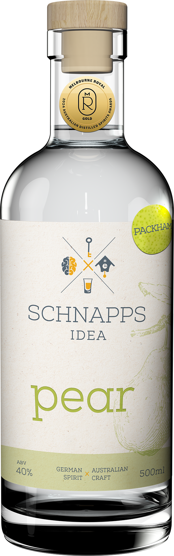 Schnapps Idea Distillery Pear Packham Brandy
