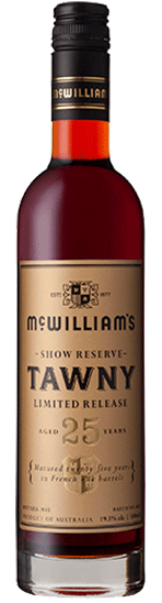McWilliams 25 year old show reserve tawny
