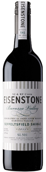 Eisenstone Seppeltsfield Shiraz 2015