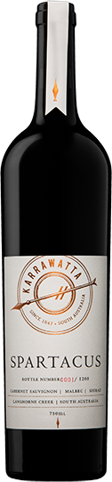 Karrawatta Spartacus Cabernet Sauvignon Malbec Shiraz 2022 McLaren Vale Langhorne Creek