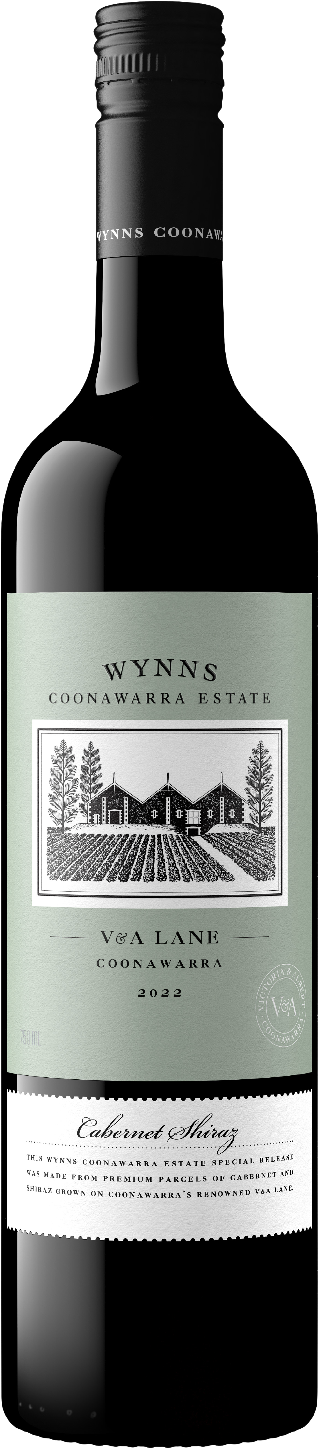 Wynns Coonawarra Estate V&A Lane Cabernet Shiraz 2022