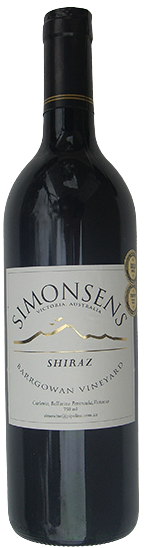 Barrgowan Vineyard Simonsens Bellarine Peninsula Shiraz 2022 Geelong
